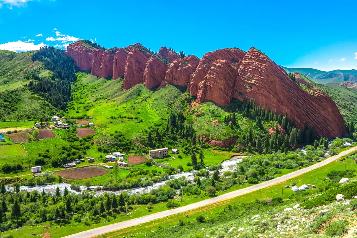 JETI-OGUZ Gorge (Valley of the Seven Bulls) + Hot spring 1